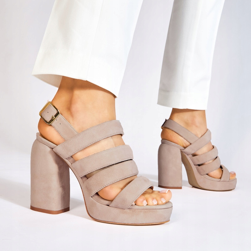 Eva Minge Dámské Sandály Růžové Kůže 39 3W8G1* 39 3W8