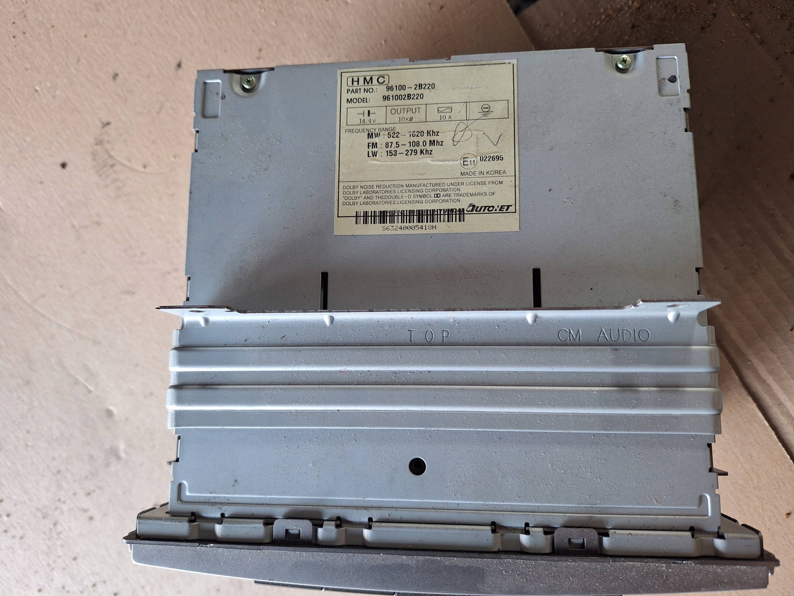Radio CD Hyundai SANTA FE II 96100-2B220