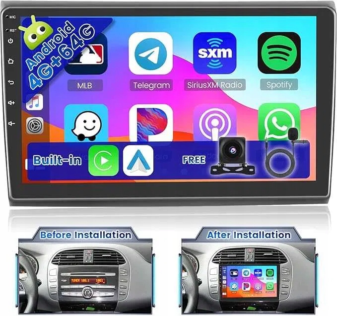 Radio samochodowe dla Fiat Bravo 2008-2013 system Android