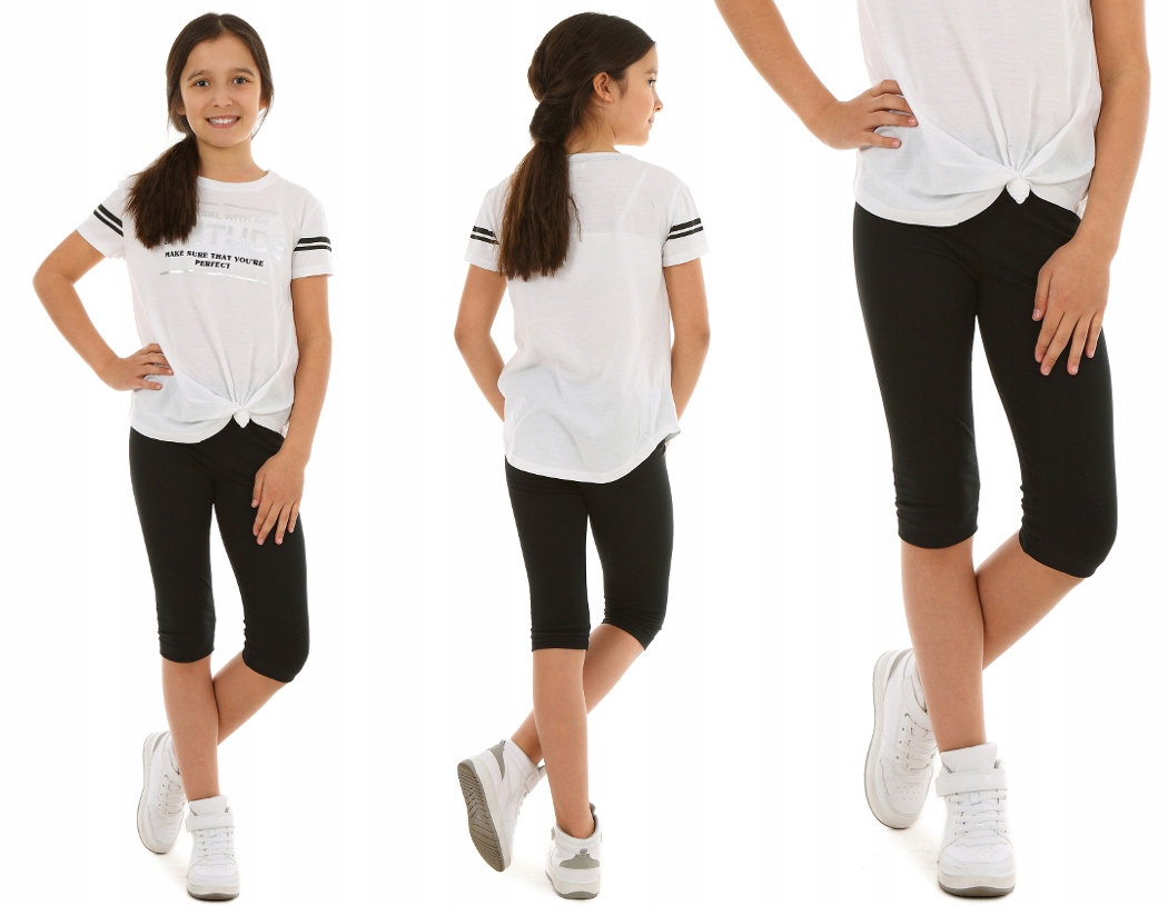 

Legginsy 3/4 getry, rybaczki 152-158 Kropek