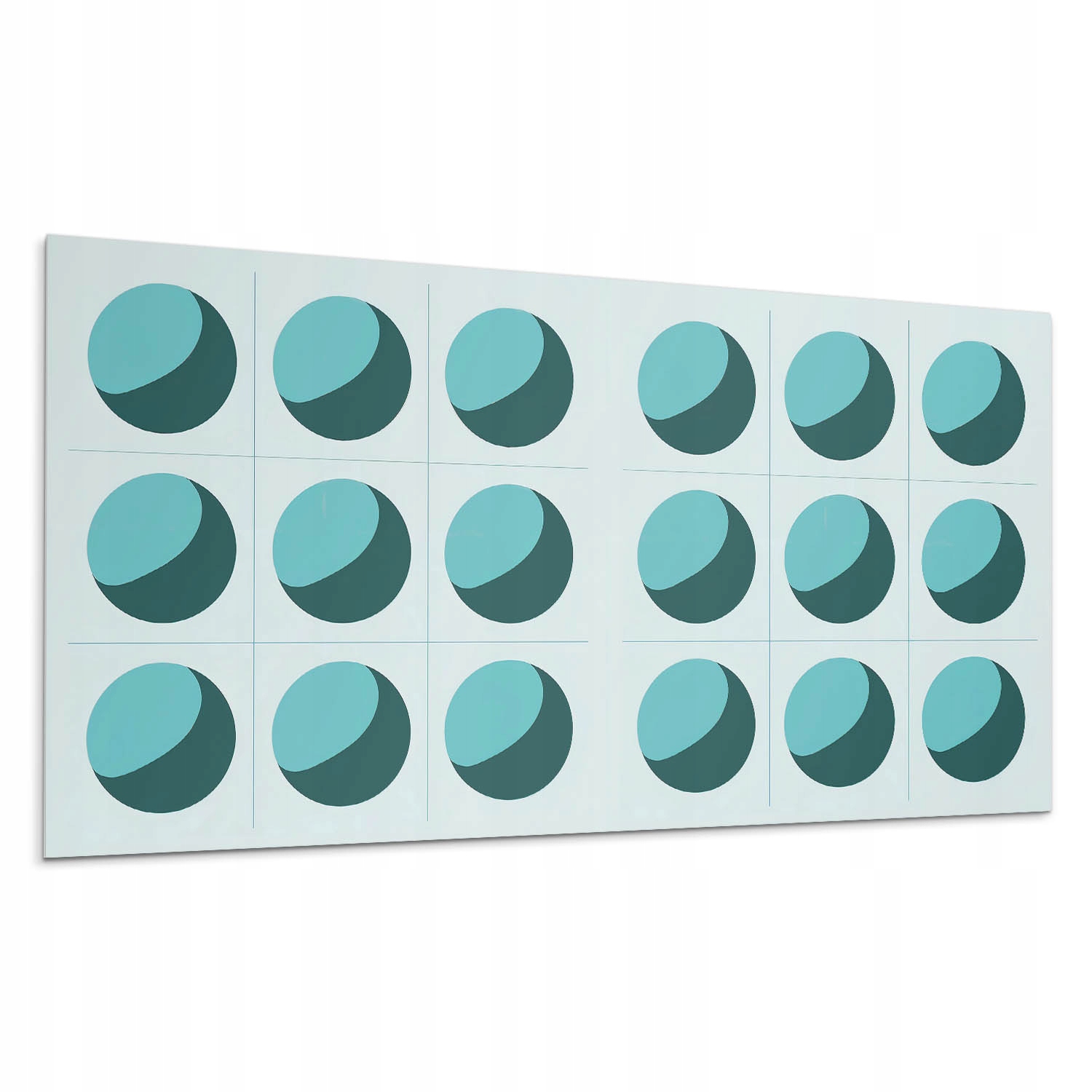 Samolepicí obložení s grafikou Geometrické kuličky v síťce Velký 120 x 60 cm