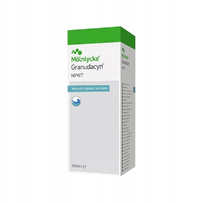 

Granudacyn roztwór do płukania ran 1000 ml