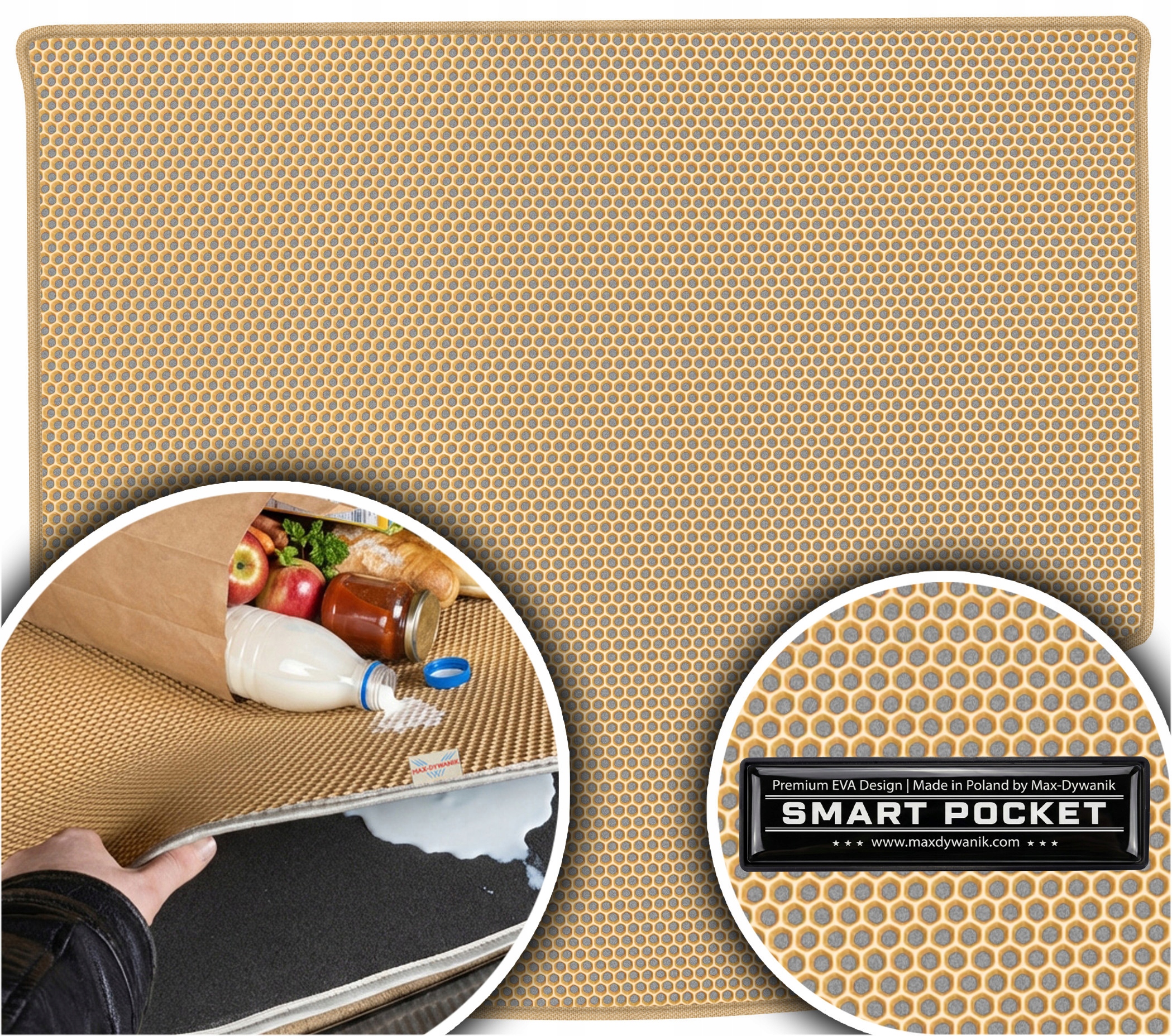 Hyundai Santa Fe II Suv 5os 10-12 Vložka do batožinového priestoru Eva Smart Pocket Bežová