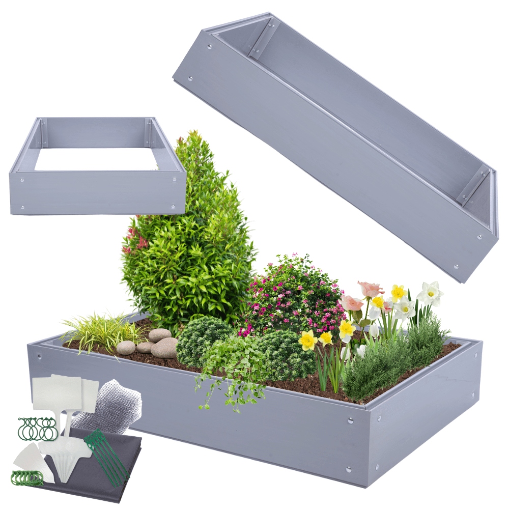Vyvýšená plastová zeleninový záhon skrinka na zeleninu Pvc 20x110x80