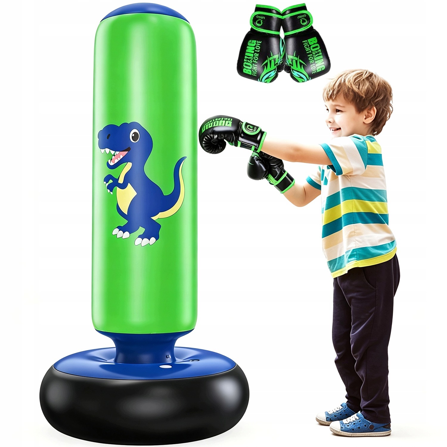 Boxovací Set Boxovací Pytel Stojící Pro Děti Box Rukavice 1.2 M