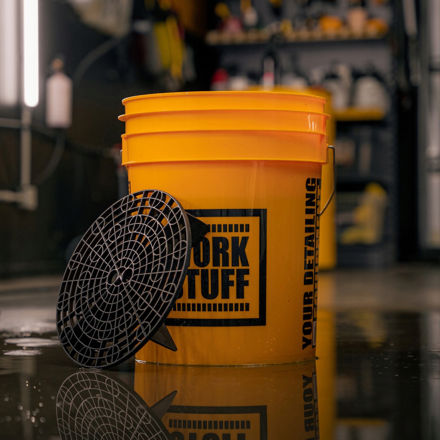 WORK STUFF WIADRA DETAILINGOWE SEPARATOR Zestaw wiader do mycia samochodu Stan opakowania oryginalne