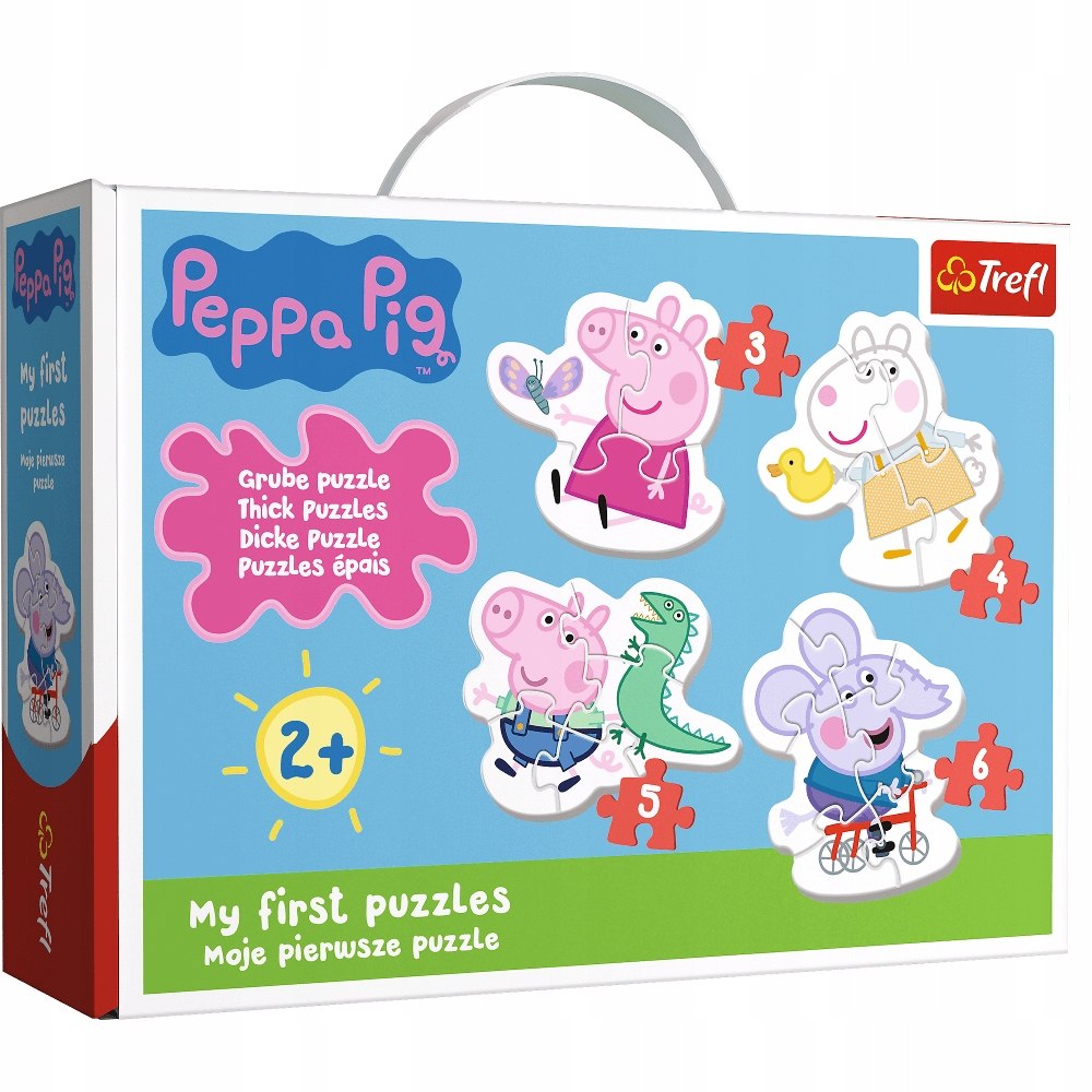 

Moje Pierwsze Puzzle Świnka Peppa Trefl Baby 2+
