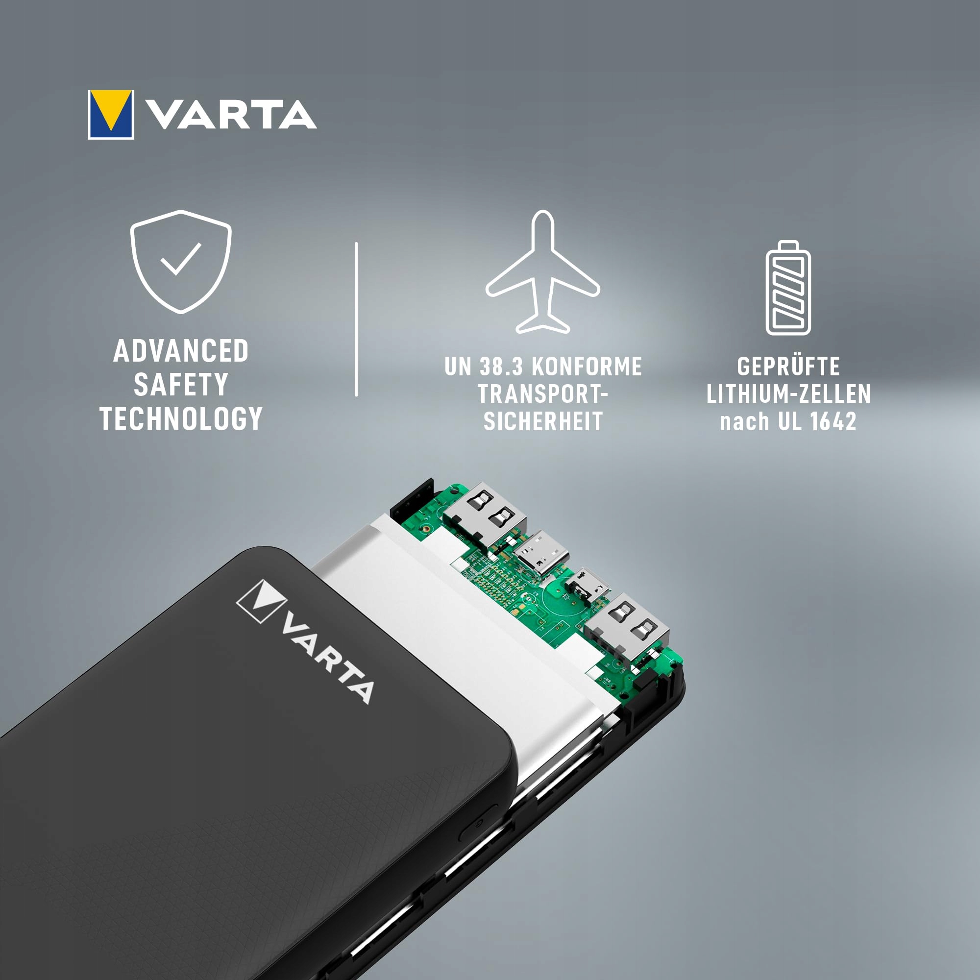 VARTA Power Bank 20000mAh, 4 USB Ports, for Tablets & Smartphones — miniatura 4