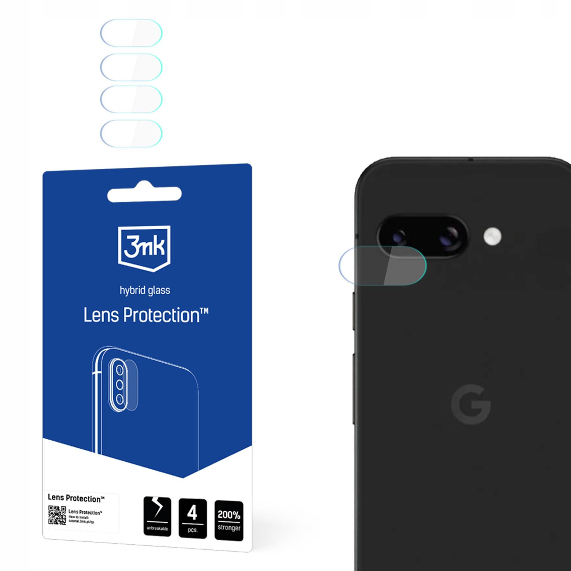3MK Lens Protection Do Google Pixel 9A Ochrona Obiektywu Wysoka Odporność