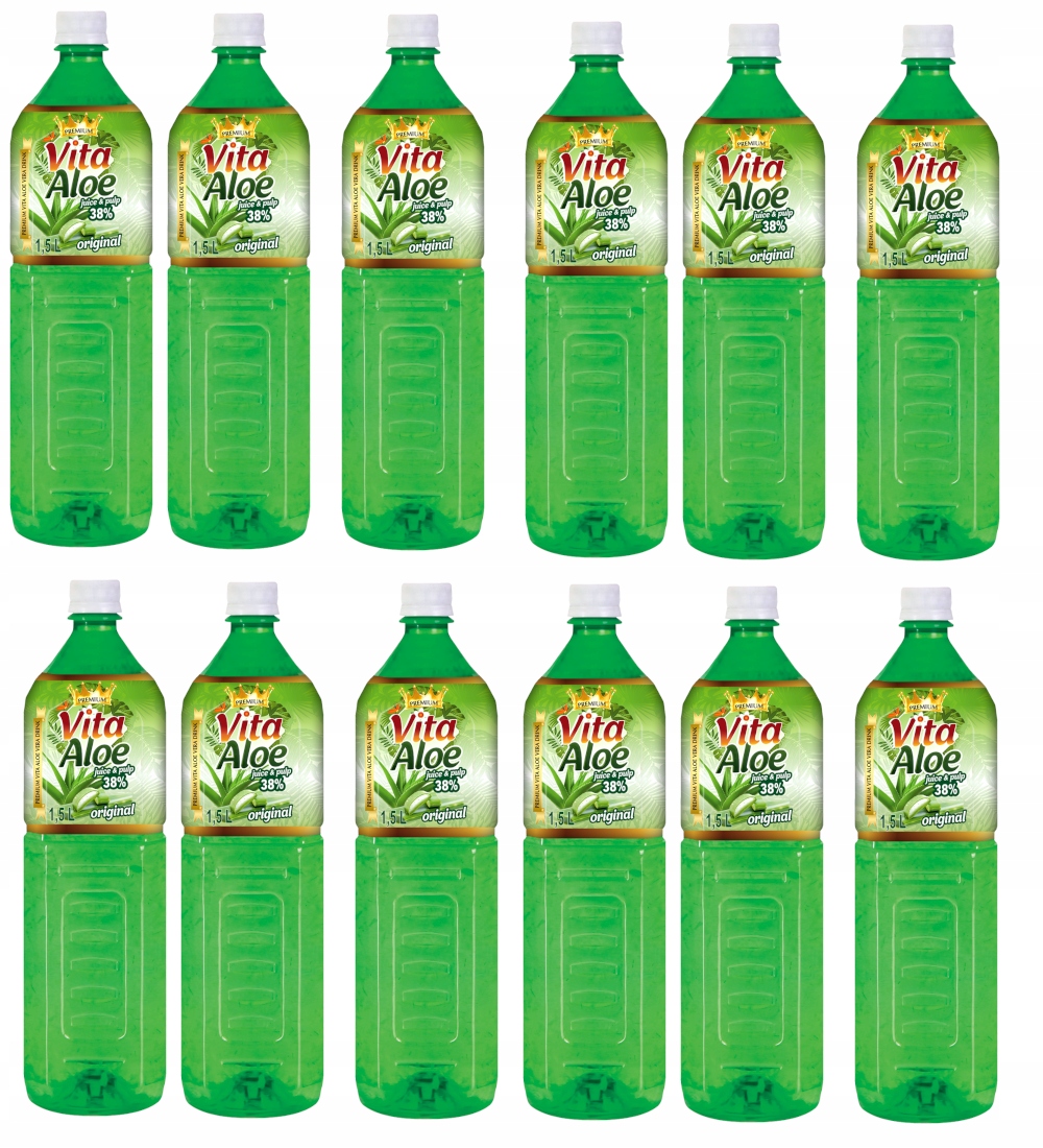 Levně 12x Aloe Vera Nápoj 38% 1,5 L Allcor