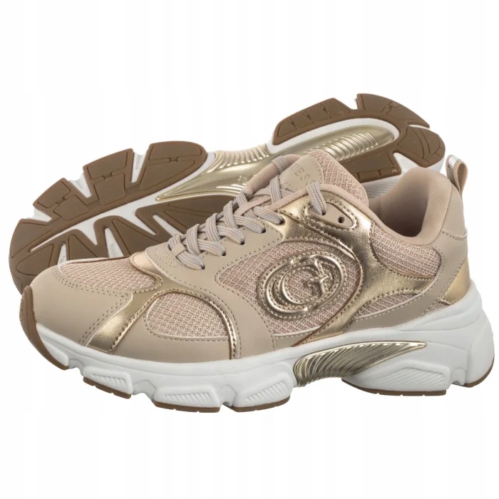 Dámské tenisky Guess Ibitha Fltibi ELE12 Sand Béžová