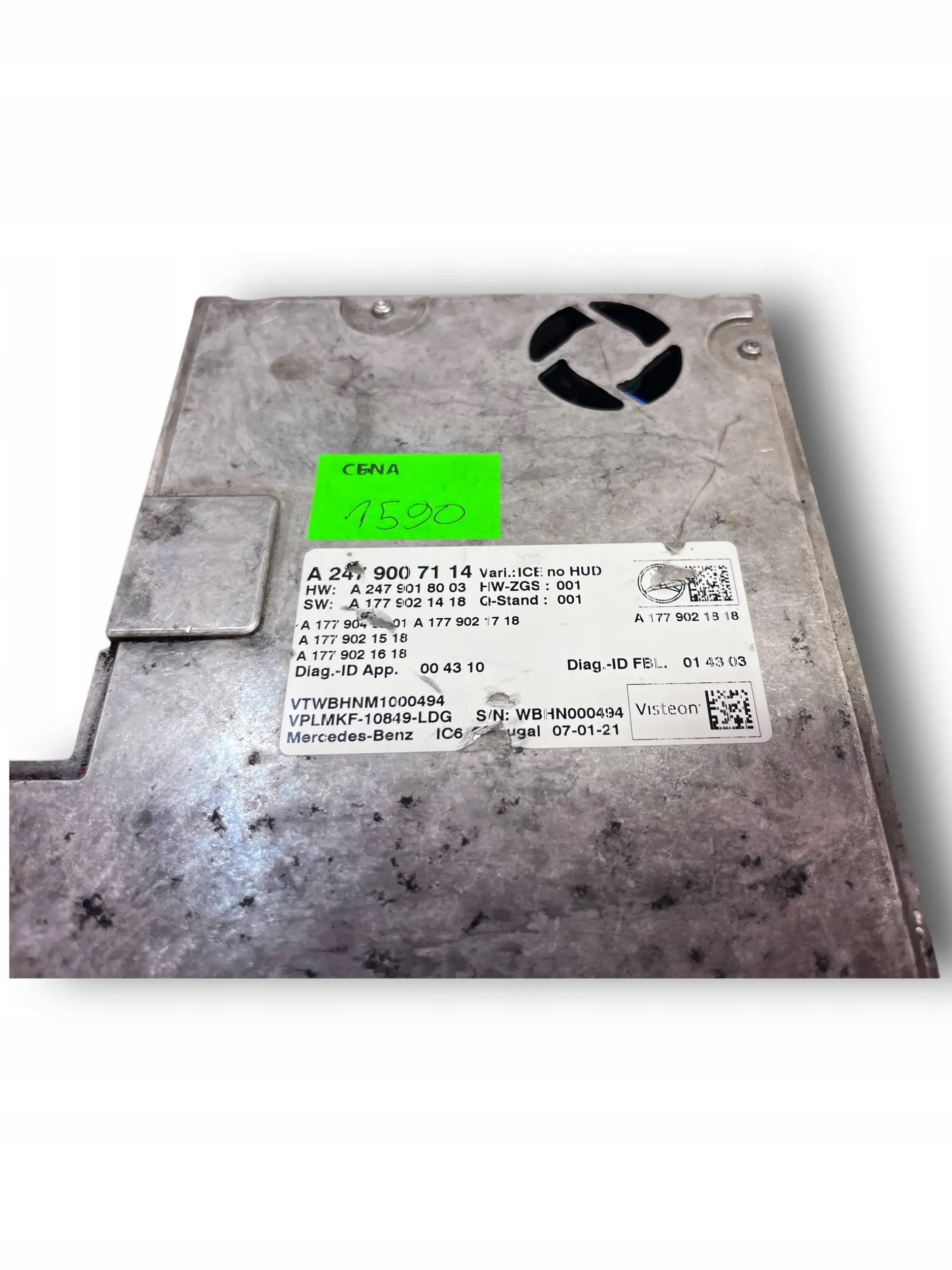 MERCEDES W247 Module Instruments tachymètre compte tours 2479007114 @M