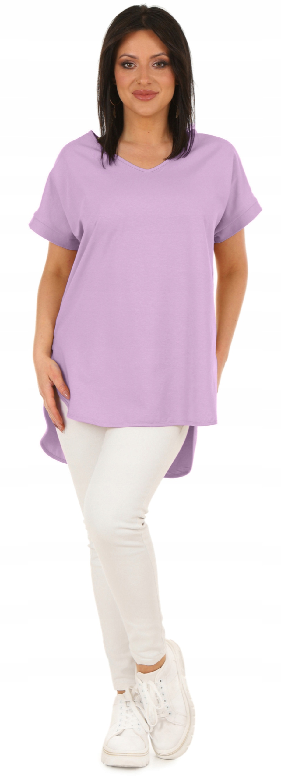 F625 Oversizowa asymetryczna TUNIKA Marka inna