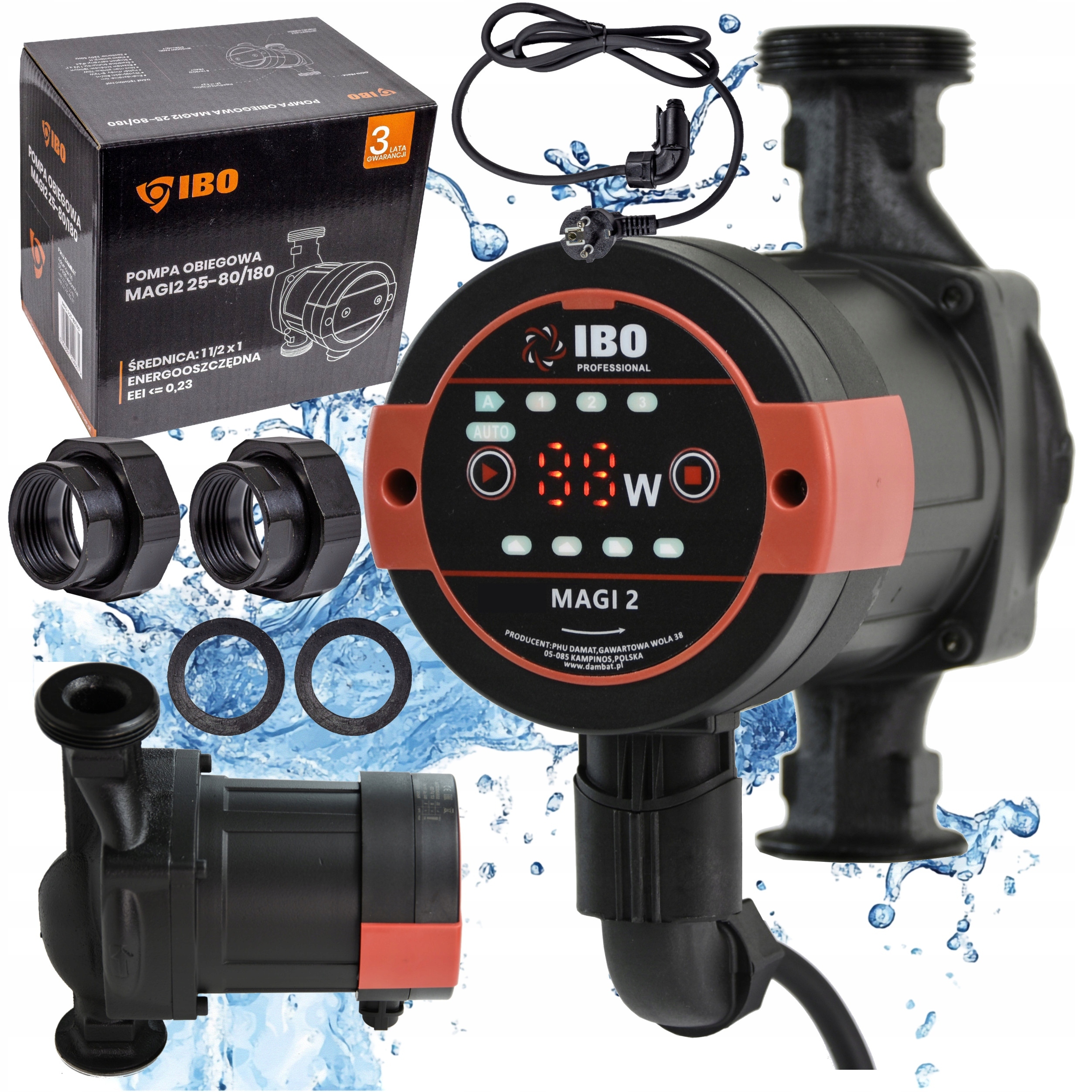 Obehová Pumpa Do Pece Centrálneho Kotla Cirkulačná MAGI2 25-80/180 Ibo