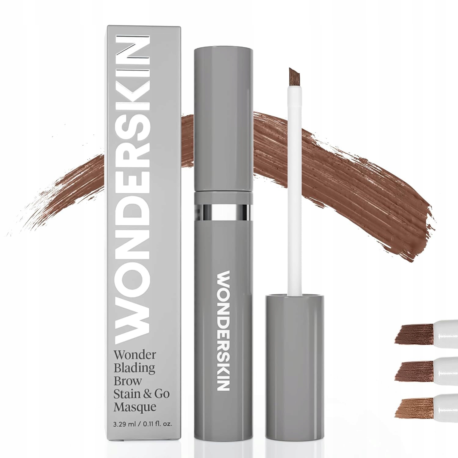 Wonderskin Wonder Blading Brow Stain+go Masque Brunette (Hnědá maska na obočí)