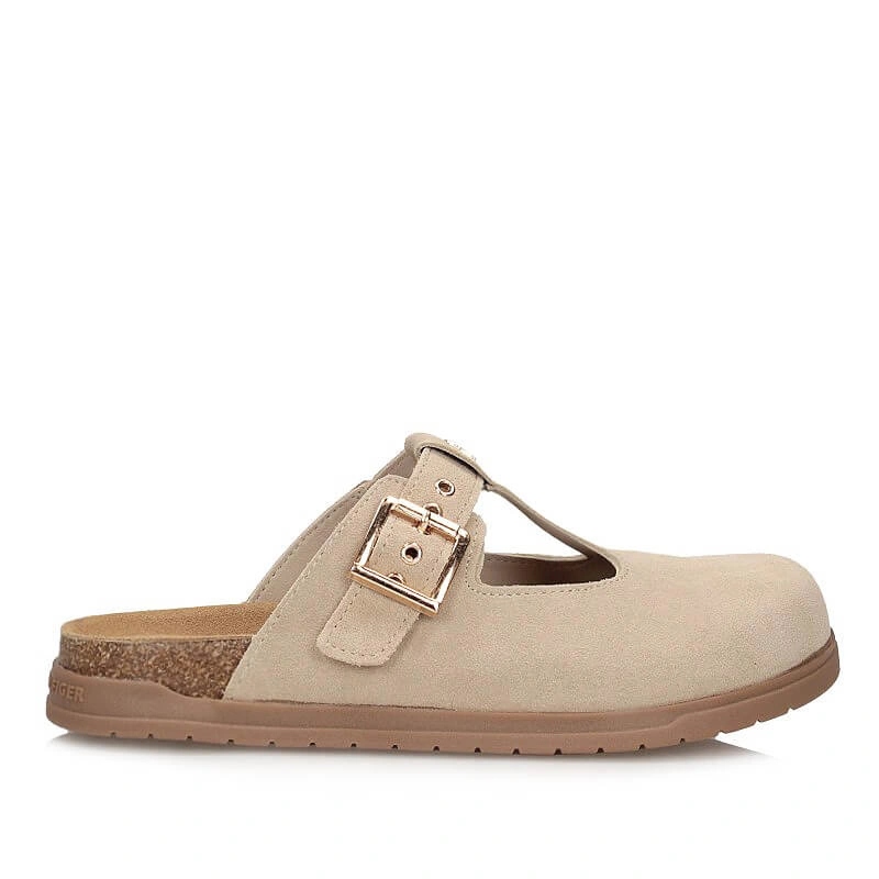 Nazouváky pantofle Tommy Hilfiger T3A2-34310-1899500 Beige béžové