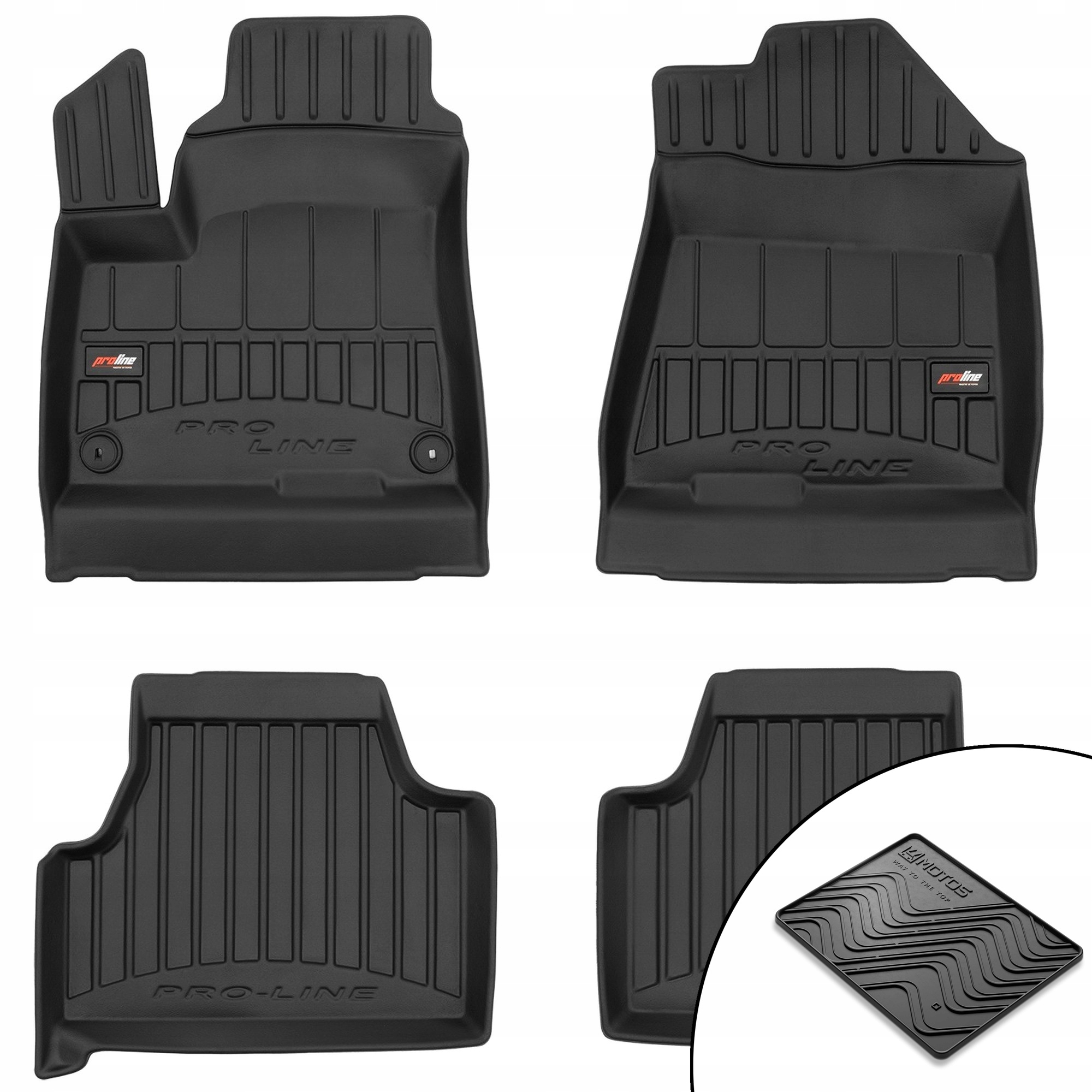 3D gumové koberce Kia Soul Ev II od roku 2019 rohož bonus