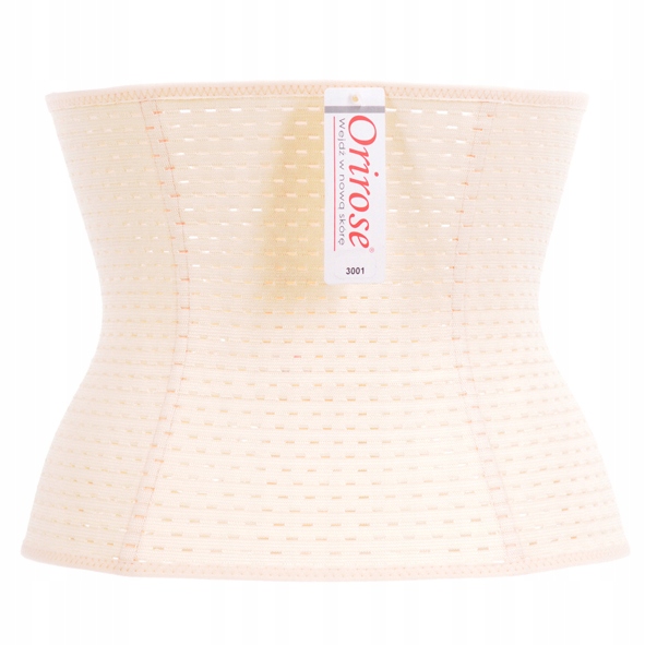 Orirose wysoki PAS GORSET mocno WYSZCZUPLAJĄCY modelujący brzuch REGULACJA Rozmiar L/XL