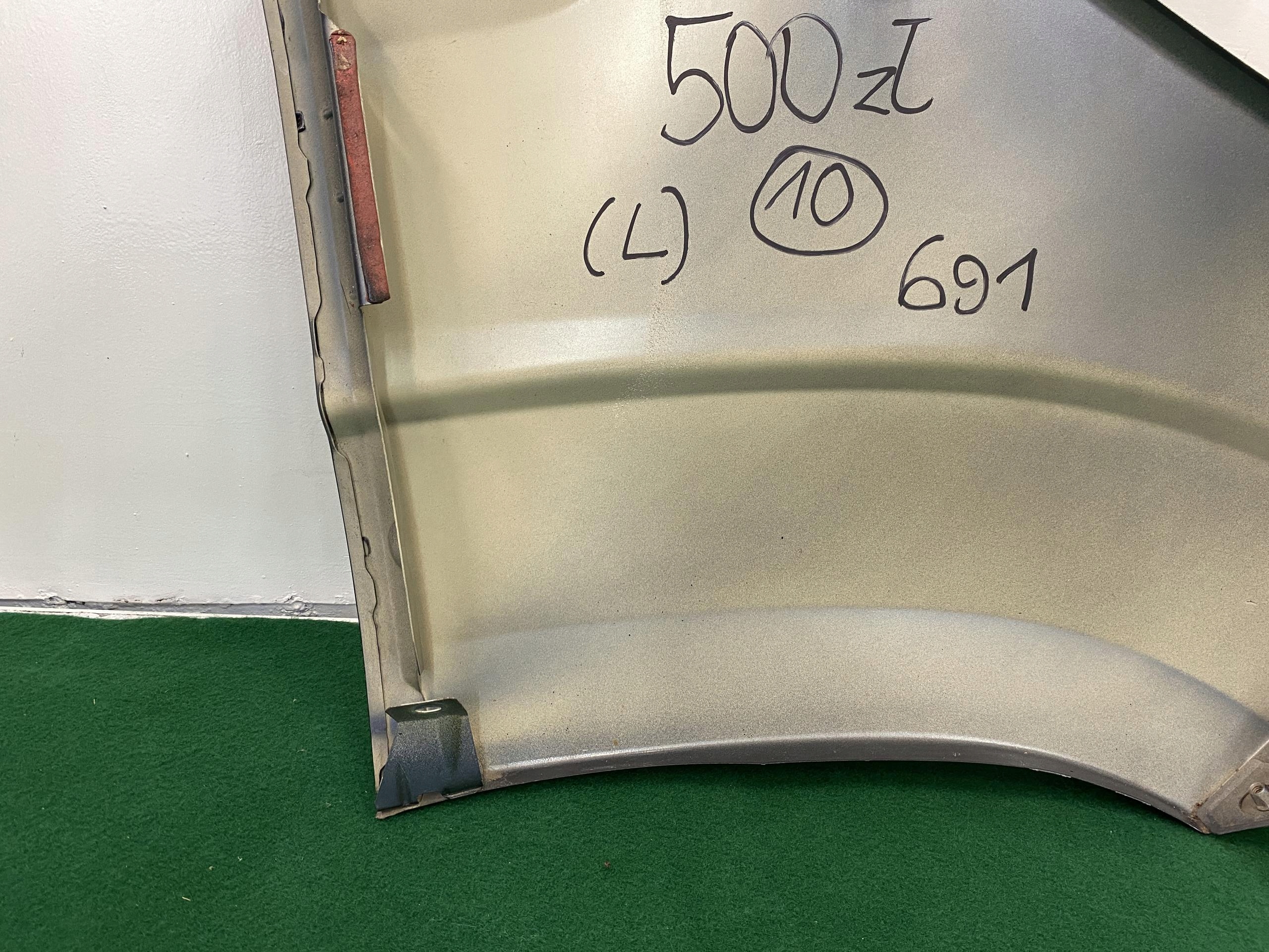 DUCATO BOXER JUMPER 14- fender front left grey METALIK