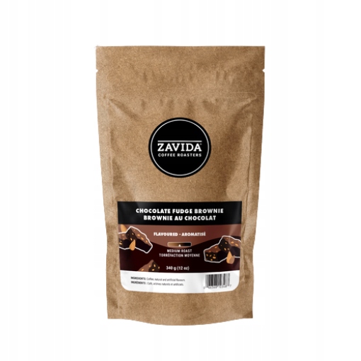 Zavida Chocolate Fudge Brownie káva káva, čokoládová kravička 340 g