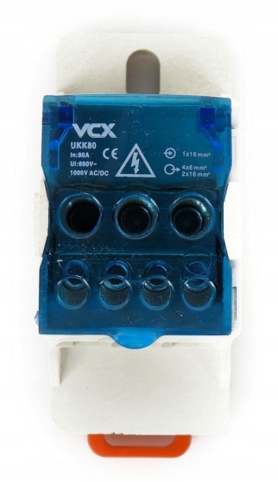 

Blok Rozdzielczy 80A Mostek Łączeniowy UKK80 Th