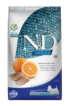Levně N&d Ocean Dog Adult Mini Herring & Orange 2,5kg