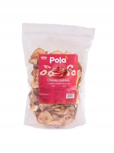 2x Pola Chipsy z jablek s jahodovou šťávou 300 g