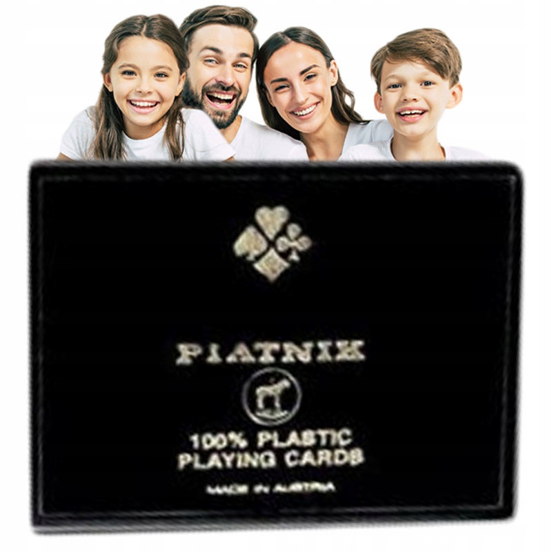 Karty do Gry PLASTIKOWE Piatnik Plastic TRWAŁE