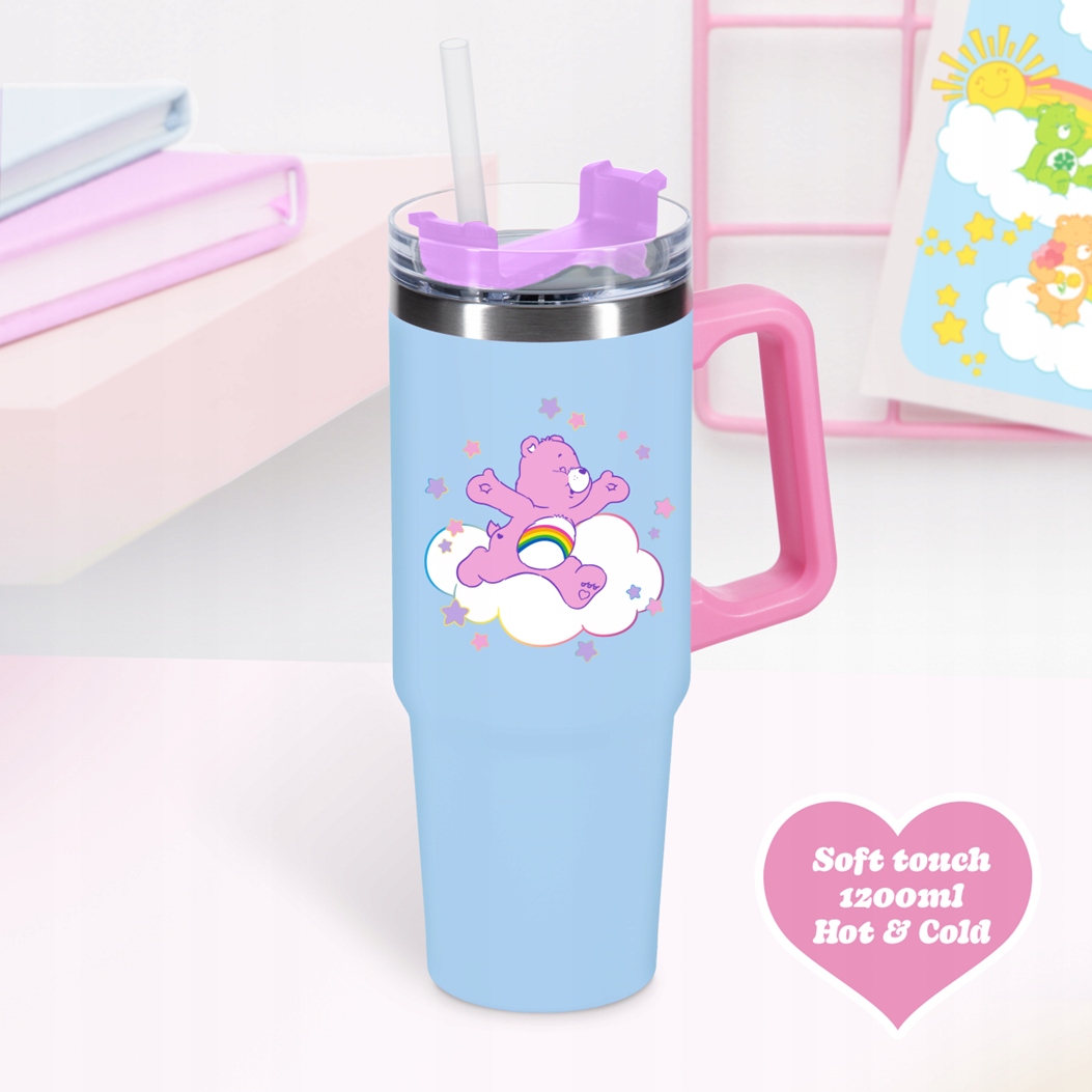 Care Bears Cestovní hrnek XL 1200 Ml s brčkem