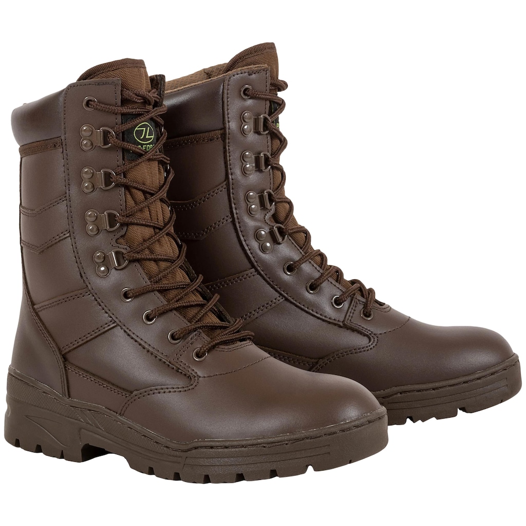 Pánské taktické vojenské boty Highlander Forces Delta Brown 48