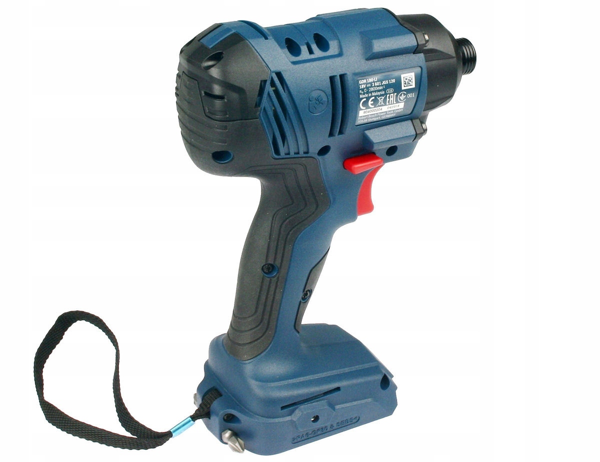 KLUCZ UDAROWY ZAKRĘTARKA GDR 180-LI BOSCH KORPUS Rodzaj silnika silnik szczotkowy