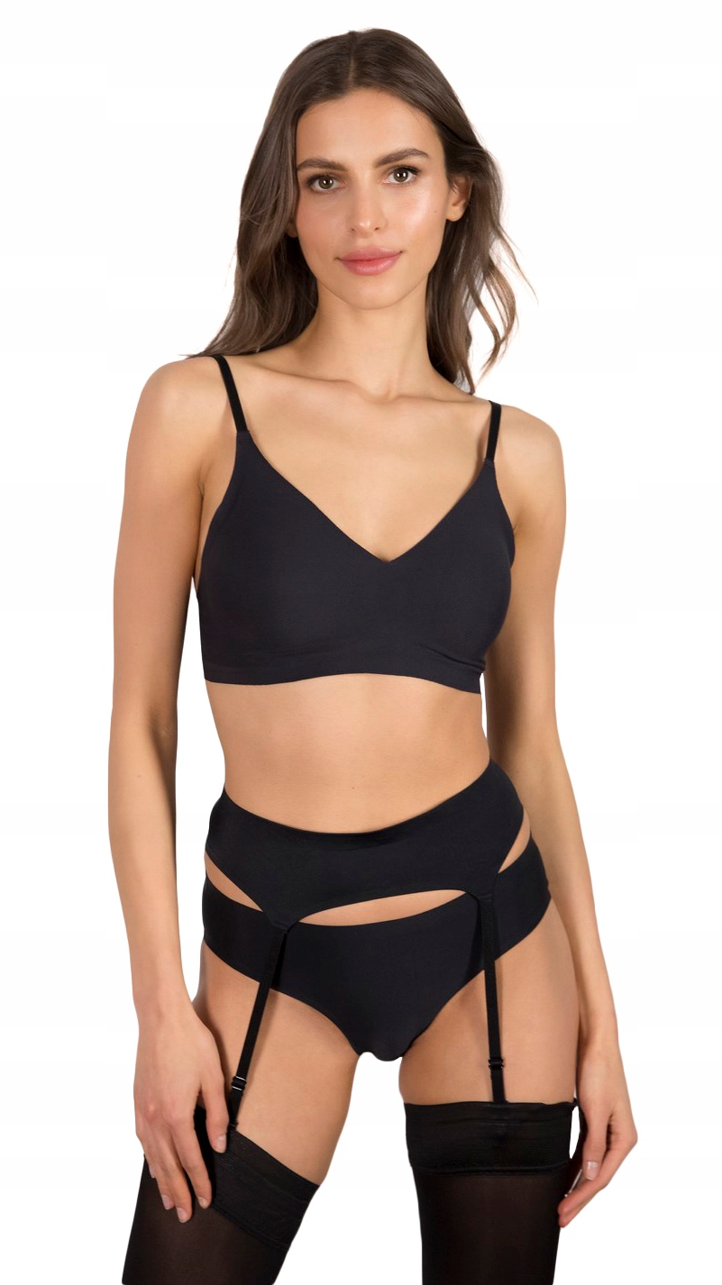 Seksowny PAS do POŃCZOCH ORCHID JULIMEX gładki S Rozmiar S