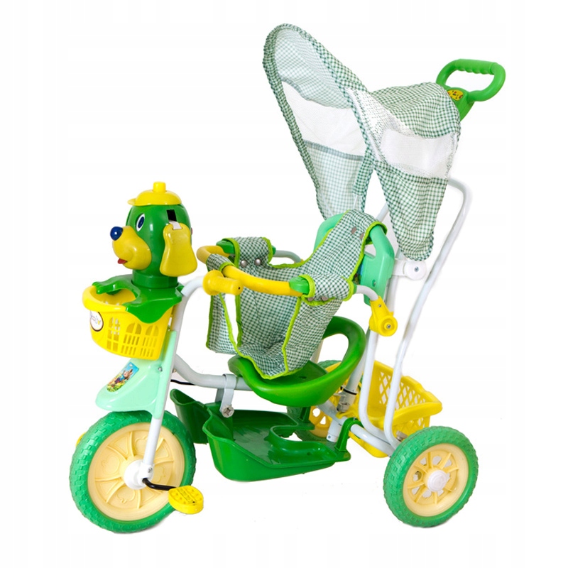 Rowerek Trójkołowy Miękkie Koła Kołyska 3