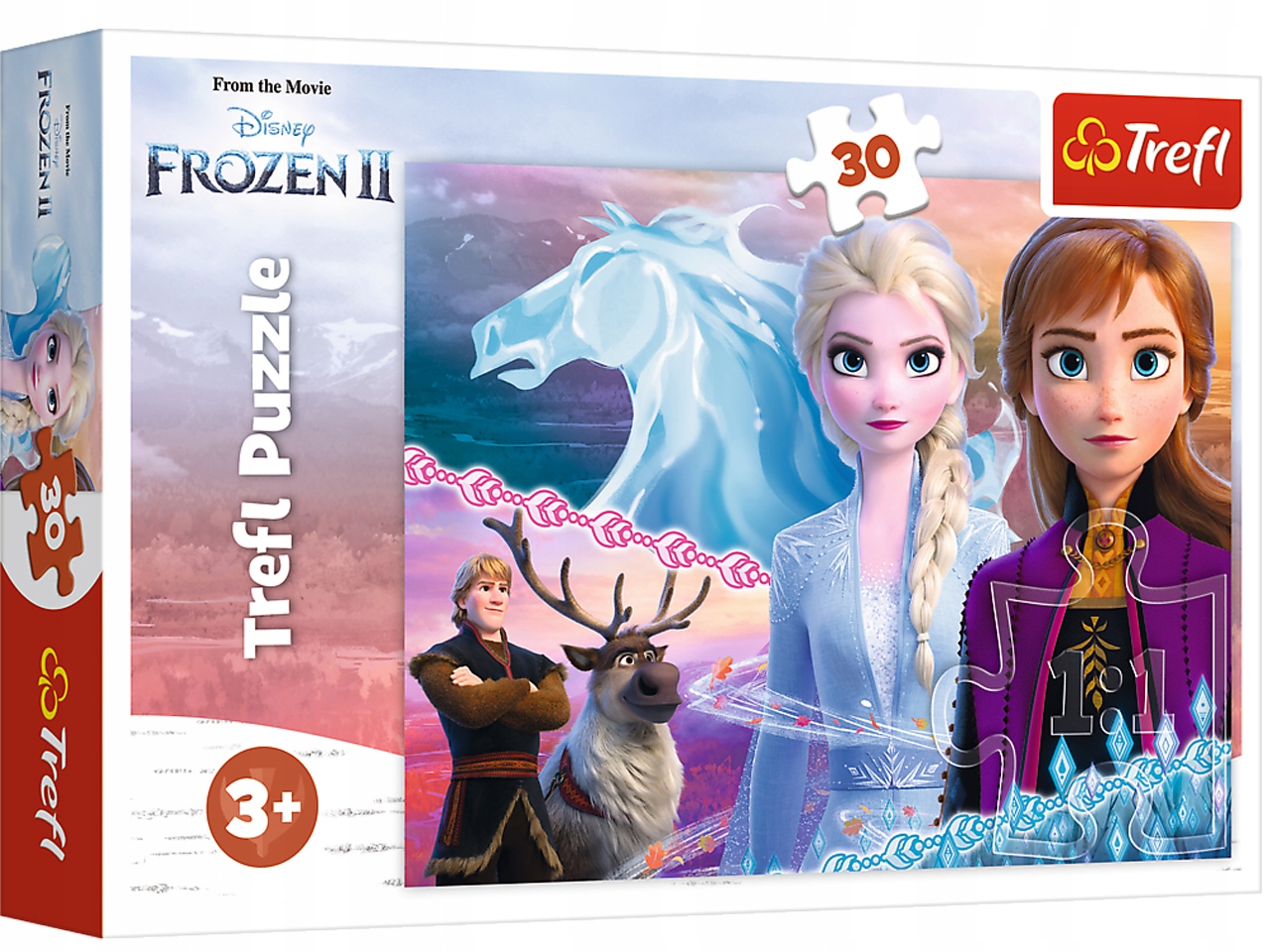 TREFL Puzzle 30 elementów FROZEN II KRAINA LODU ELZA Anna 18253