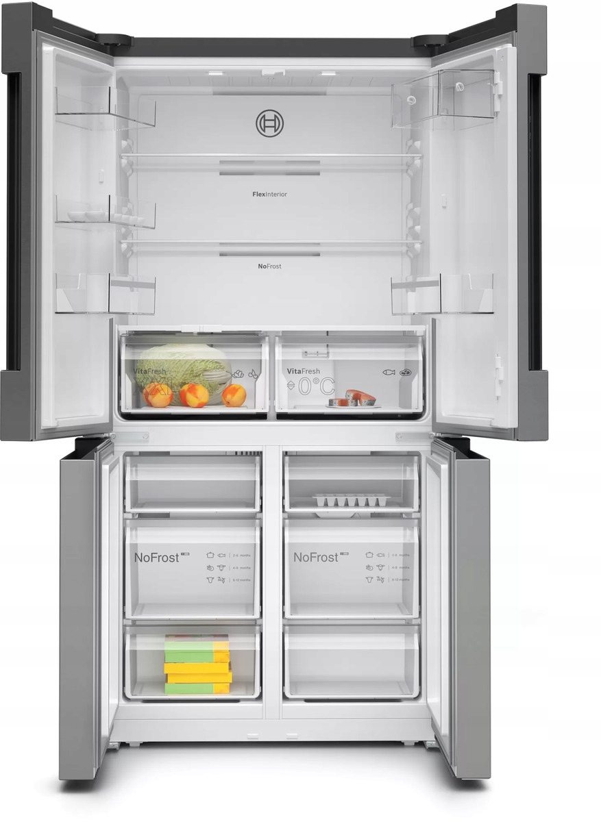 Lodówka Side by Side Bosch KFN96VPEA Serie 4 183 x 90.5 cm stal