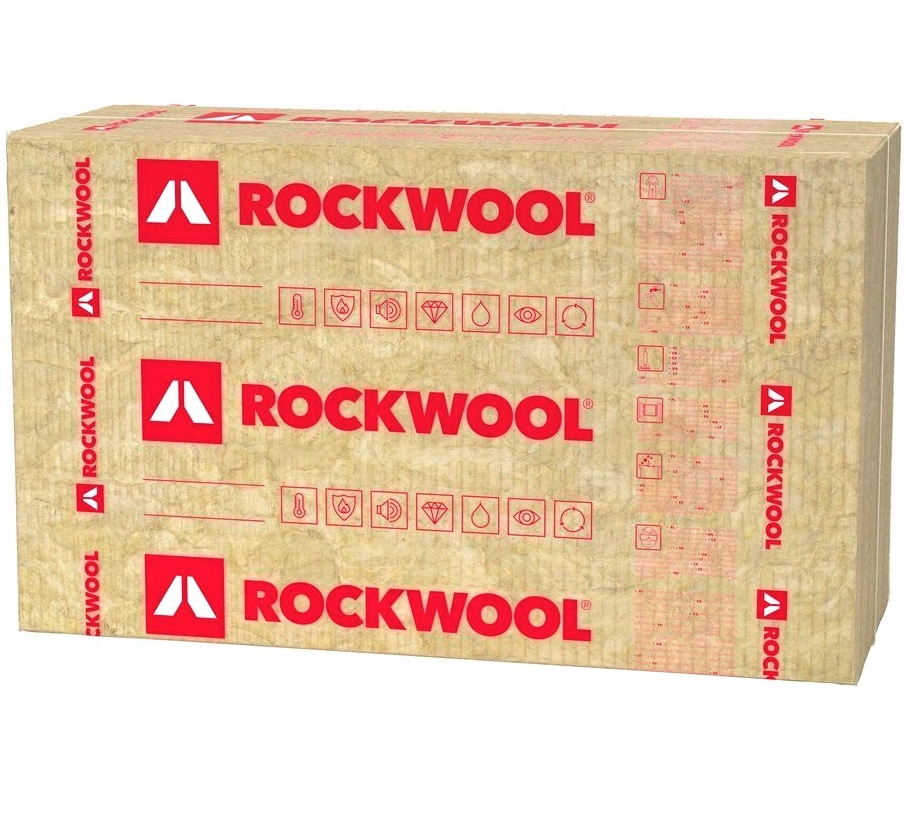 WEŁNA MINERALNA ROCKMIN 039 gr.50 mm ROCKWOOL 10,98m2 PODDASZE STROP SUFIT