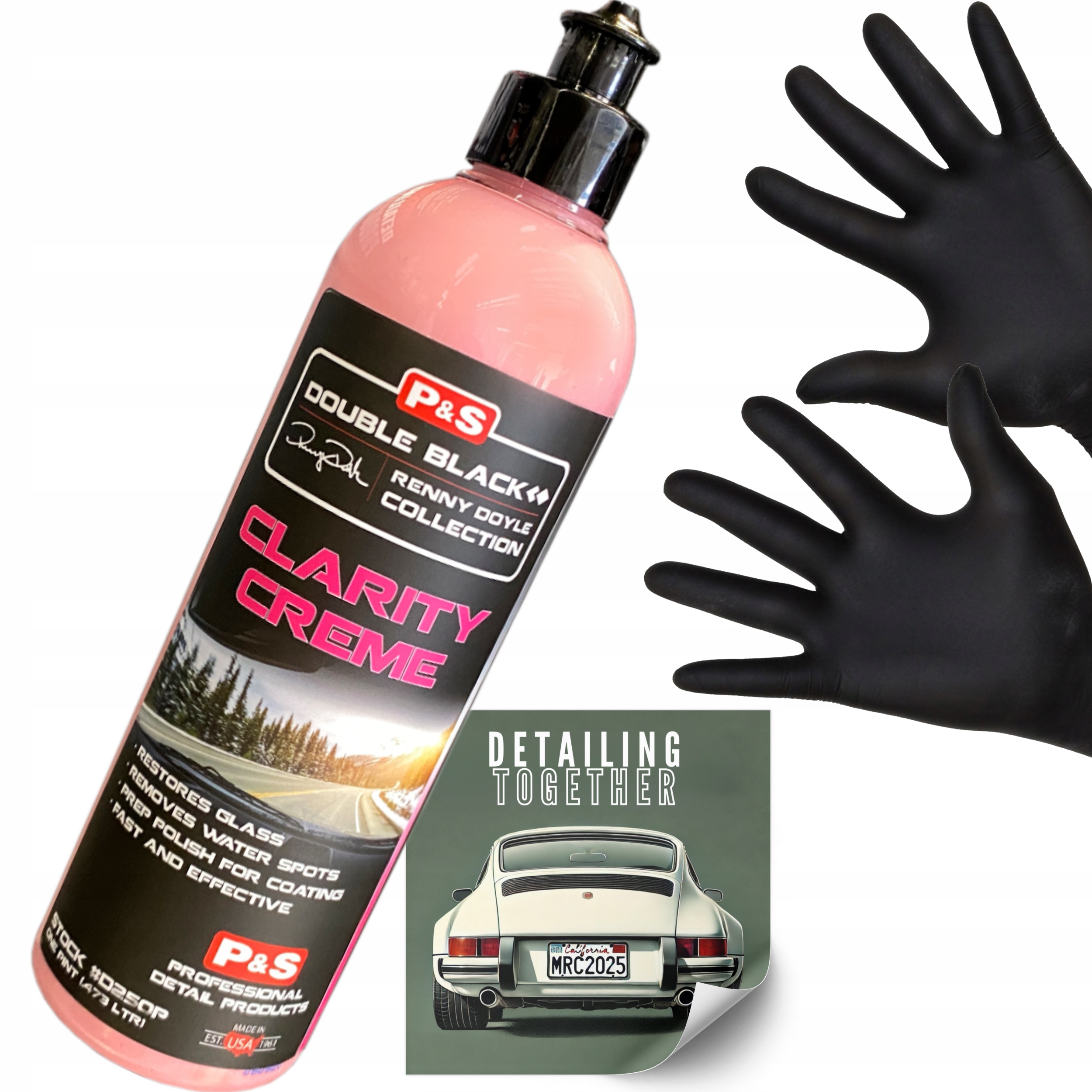 P&s Clarity Creme Glass Polish Leštící pasta na leštění skla 473 ml