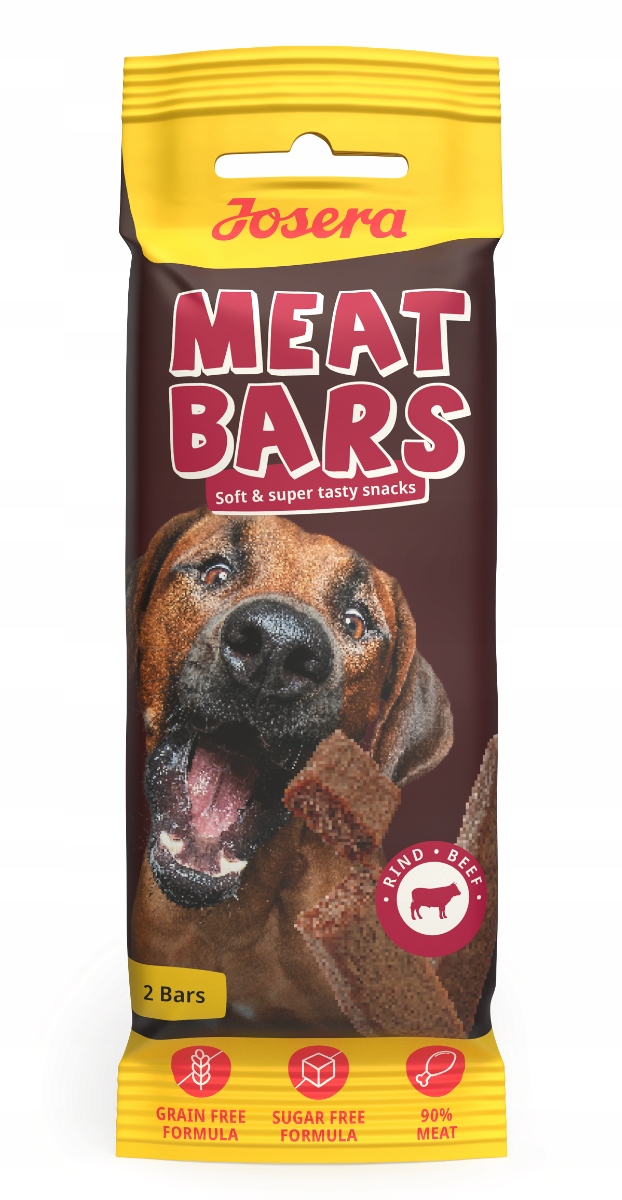 Levně Josera Josera Meat Bars Beef 40 g – masová pamlsek s hovězím masem pro psy
