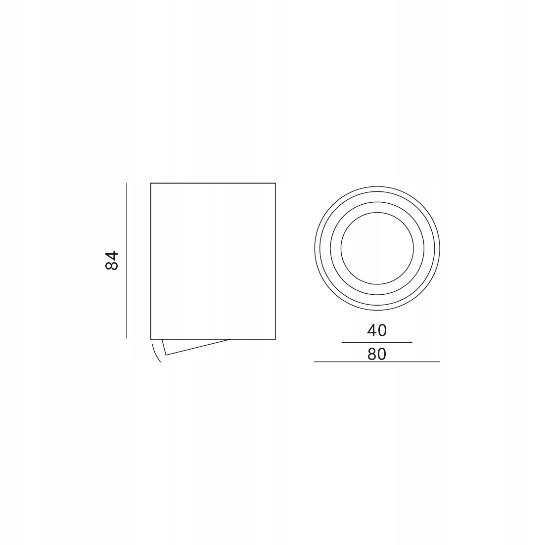Oprawa halogenowa OH36 biała GU10 ruchoma natynk Marka Kobi