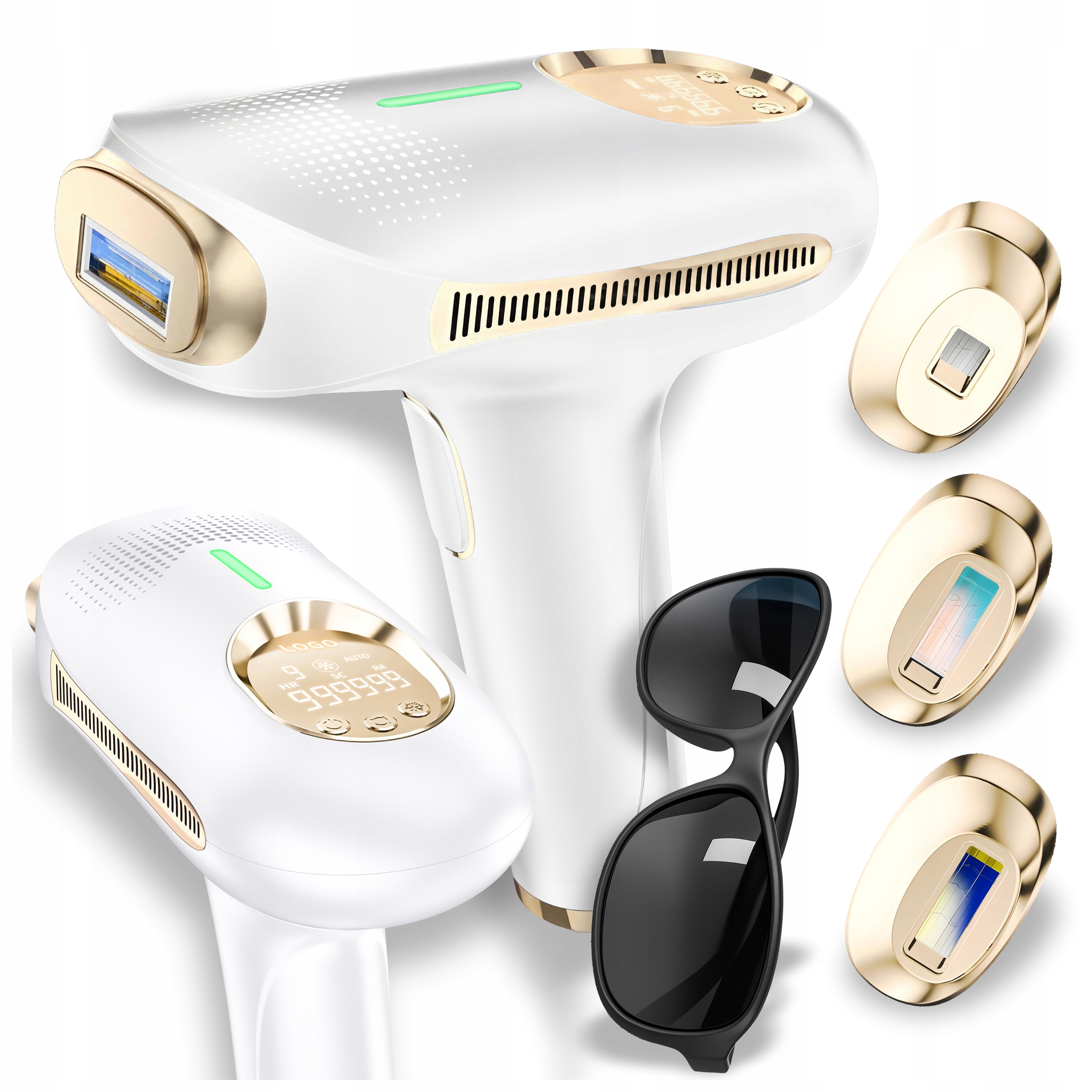 Depilator Ipl Bezbolesny Laserowy Twarz Ciało Nogi Bikini Odmładzanie Skóry