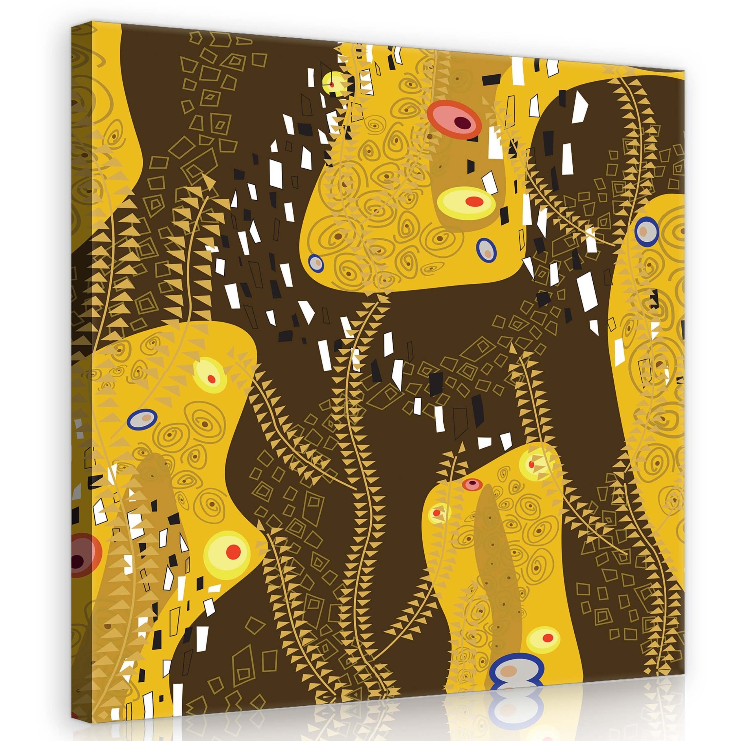 Obraz 80x80 Gustav Klimt modernismus symbolismus zlato ryby abstrakce