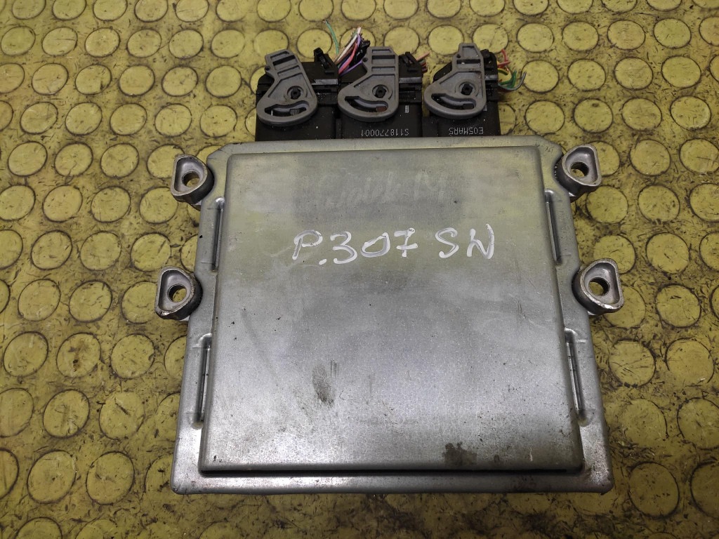 PEUGEOT 307 control unit of the engine 9658344580