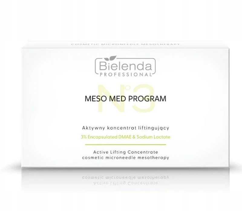 Bielenda Prof Zestaw aktywnych koncentratów liftingujących z 3% Dmae 10x3ml