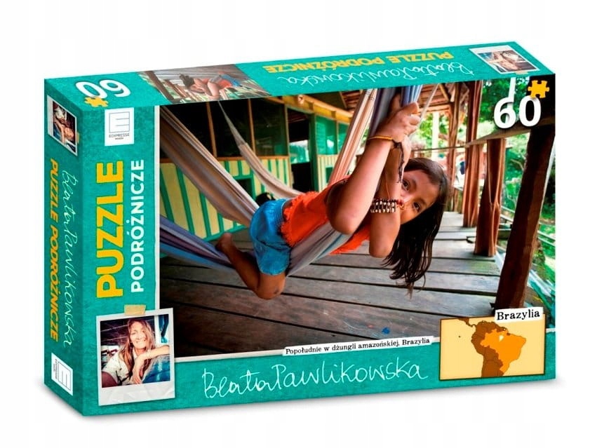 Utazó puzzle Brazília 60 db-os Edipresse 3+