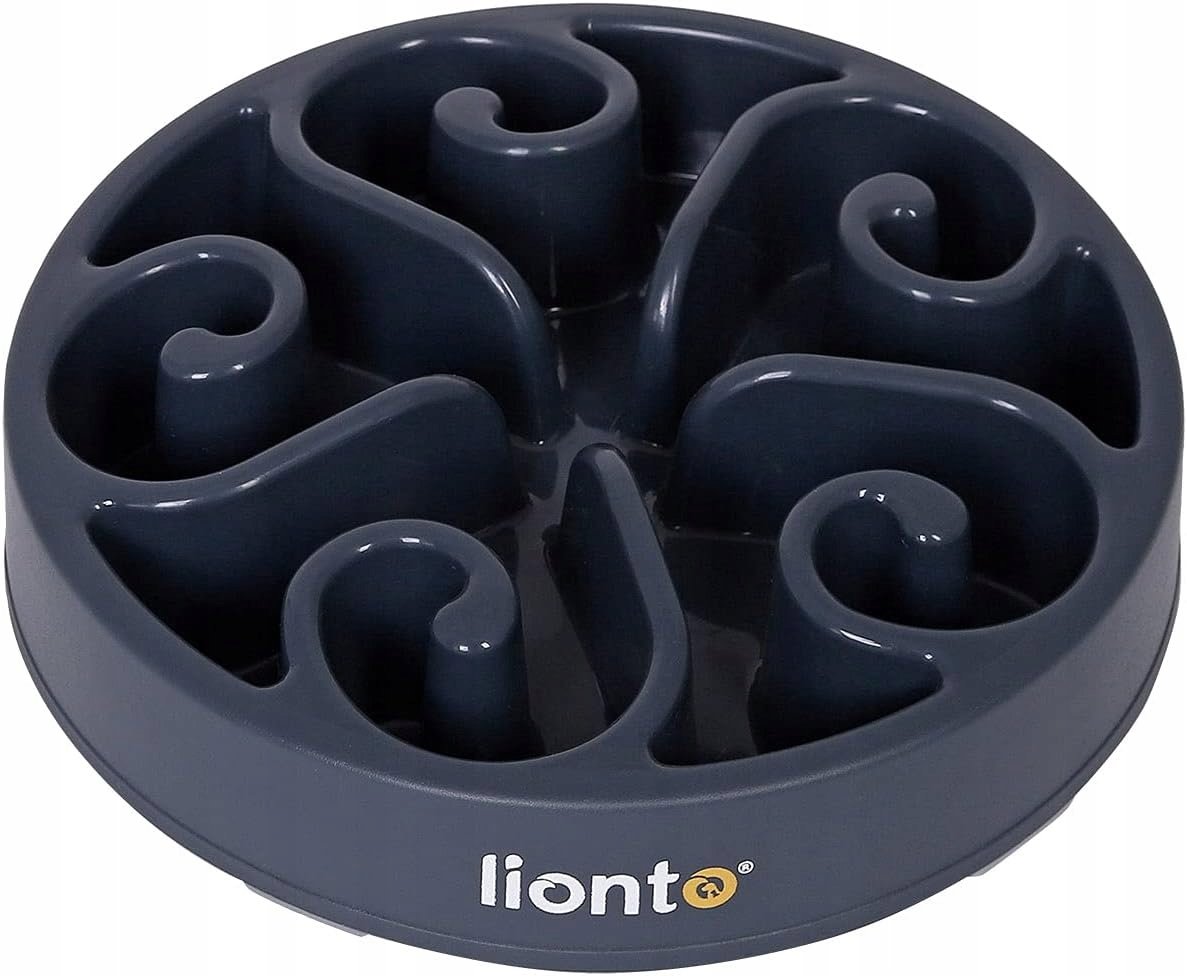 Miska Zpomalující Jídlo Pro Psa Protiskluzová Až Do 100 Stupňů, Šedá