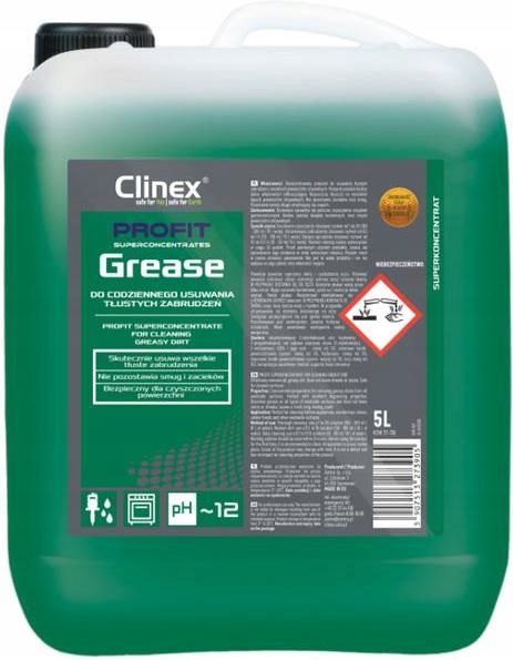 Levně Clinex Profit Grease Pro Mastné Nečistoty 5L