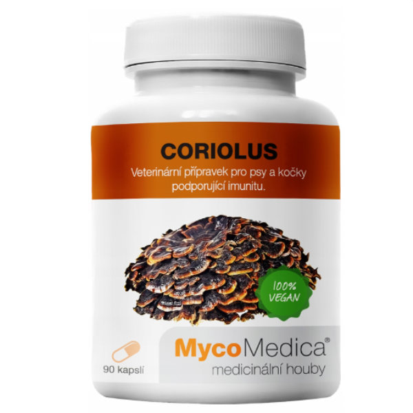 Coriolus Wrośniak vícebarevný doplněk stravy 90 kapslí MycoMedica