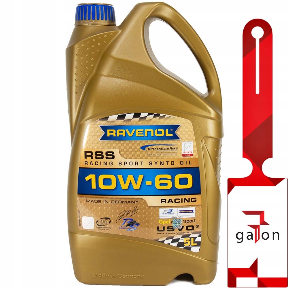 RAVENOL RSS 10W60 CleanSynto USVO 5L - syntetyczny olej silnikowy