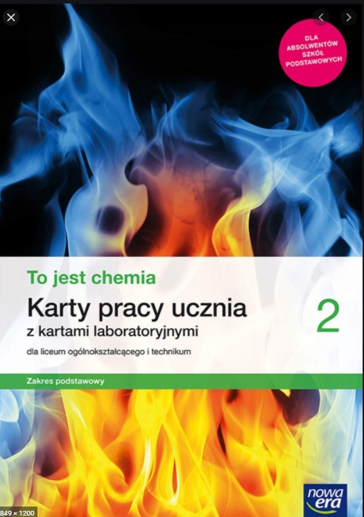 TO JEST CHEMIA 2 PP KARTY PRACY NOWA ERA 2021