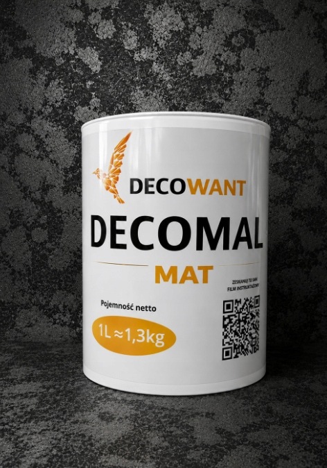 Decowant DECOMALmat Kolor Czarny 1l